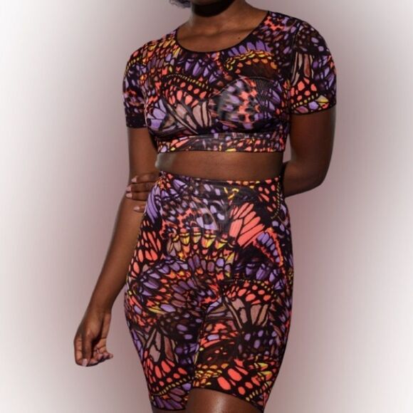 Yitty Mesh Me Smoothing High Waist Short NWT Small - Picture 2 of 8